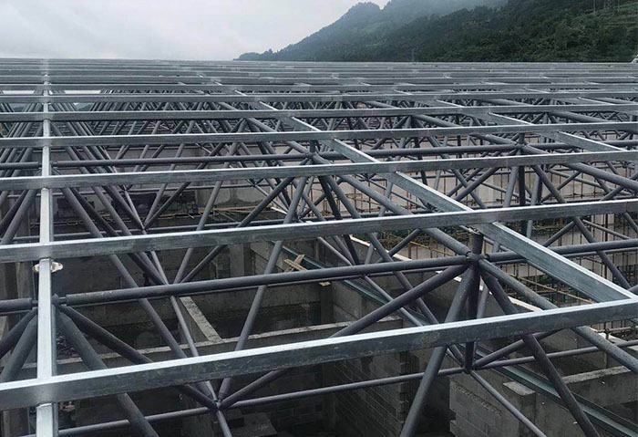 庆阳学校艺体楼网架